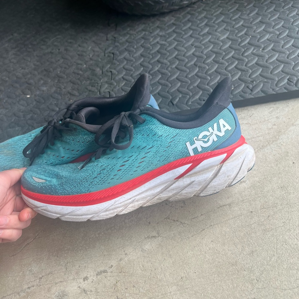 Hoka Clifton 8 Blue Running Sneakers